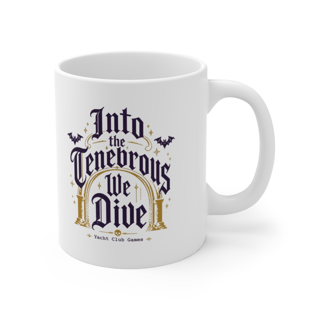 Mina the Hollower "Into the Tenebrous We Dive" White Mug