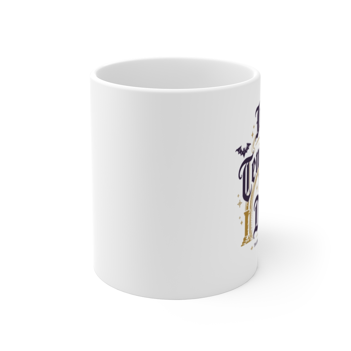 Mina the Hollower "Into the Tenebrous We Dive" White Mug - alternate angle 1, merchandise