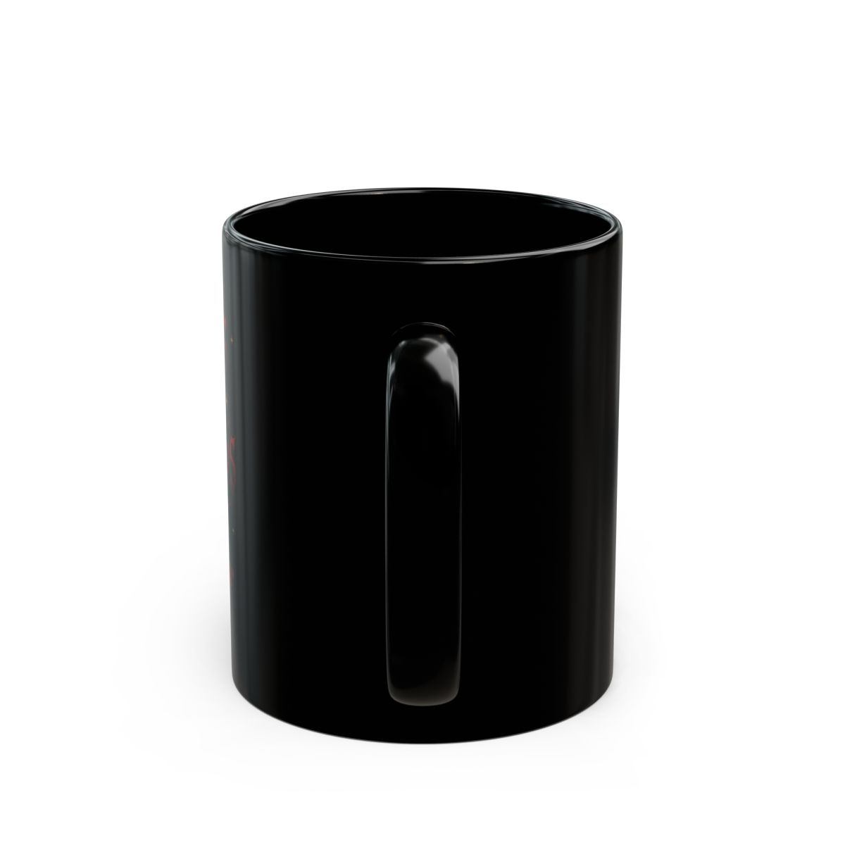 Mina the Hollower "Whispers in the Shadows" Black Mug - alternate angle 3, merchandise