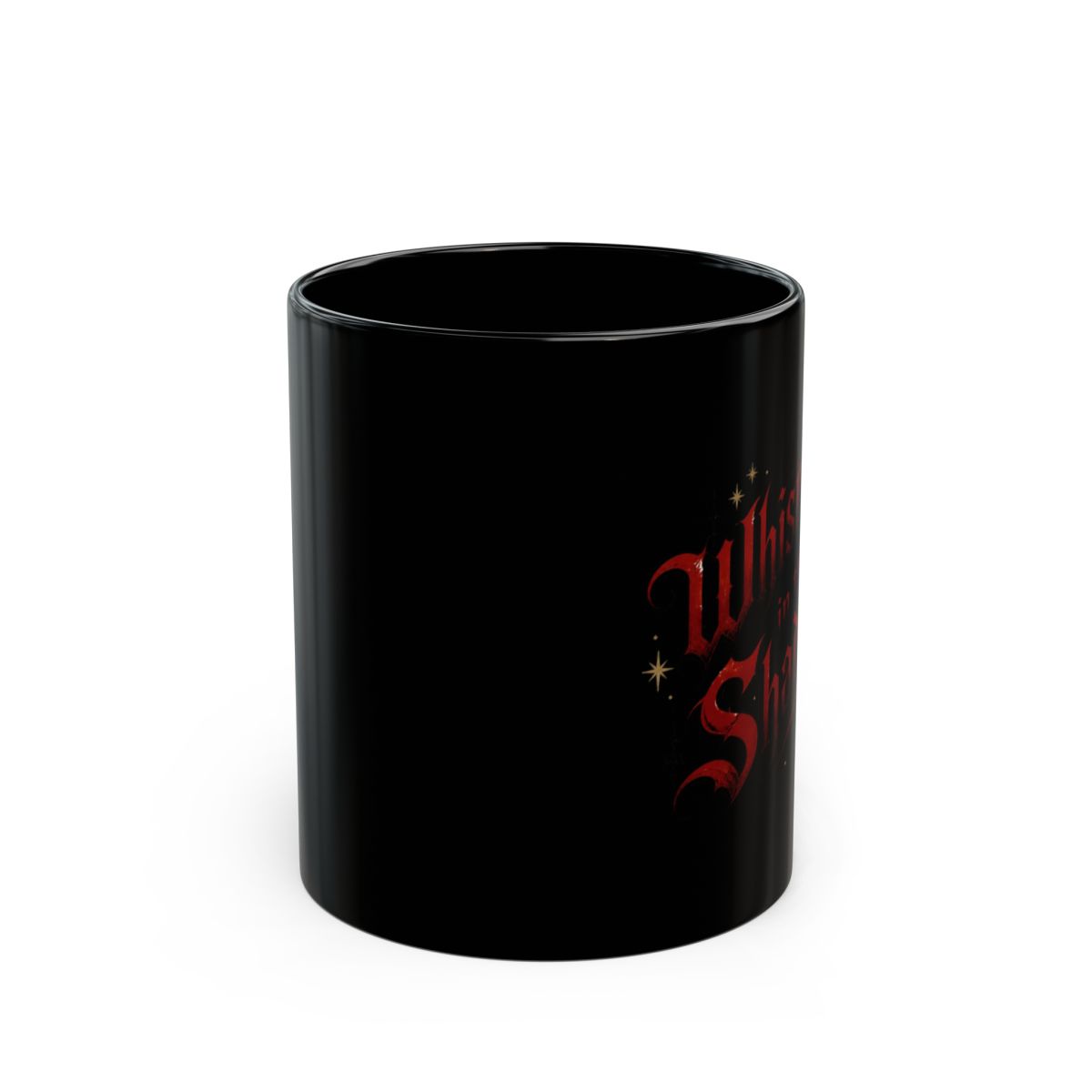Mina the Hollower "Whispers in the Shadows" Black Mug - alternate angle 1, merchandise