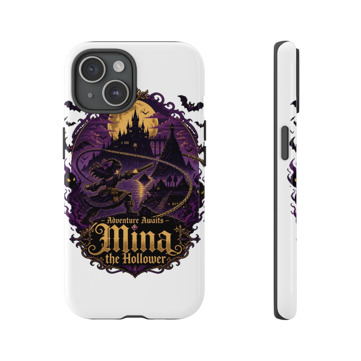 Mina the Hollower "Adventure Awaits – Mina the Hollower" Phone Case - alternate angle 4, merchandise