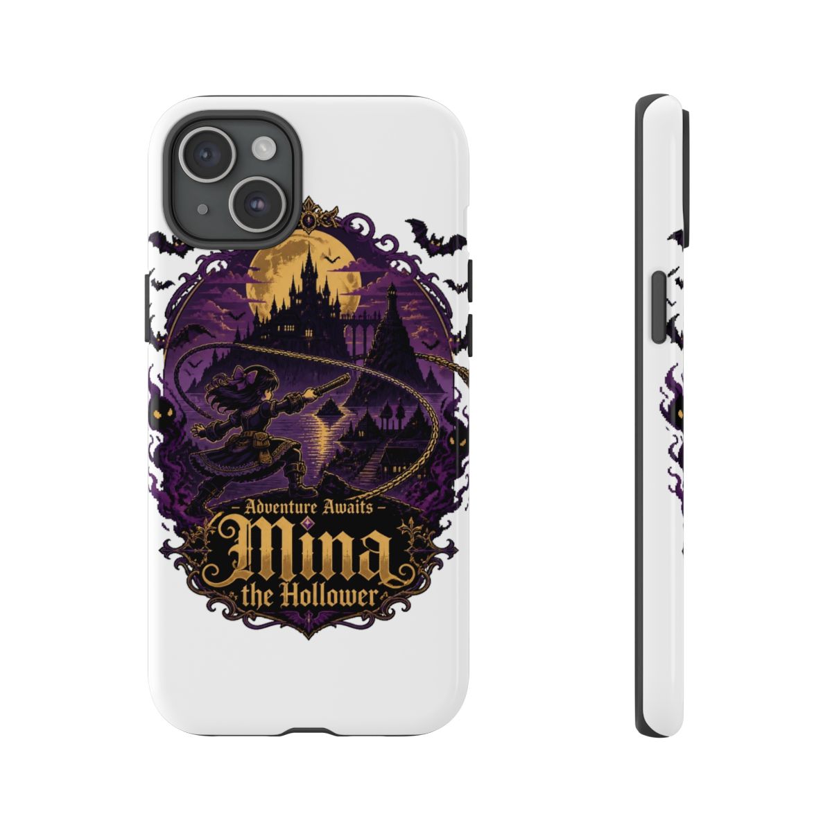 Mina the Hollower "Adventure Awaits – Mina the Hollower" Phone Case - alternate angle 5, merchandise