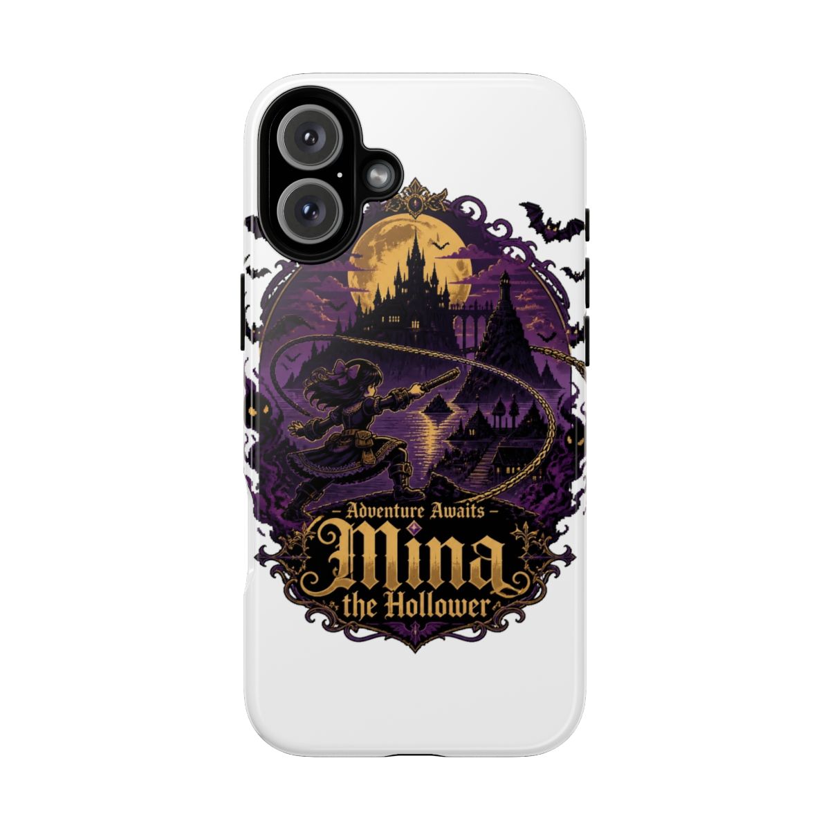 Mina the Hollower "Adventure Awaits – Mina the Hollower" Phone Case - alternate angle 3, merchandise