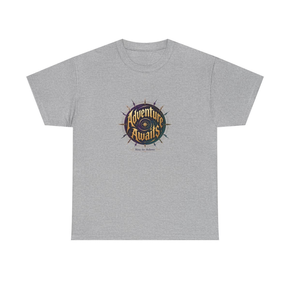 Mina the Hollower "Adventure Awaits" Unisex Tee - alternate angle 3, merchandise