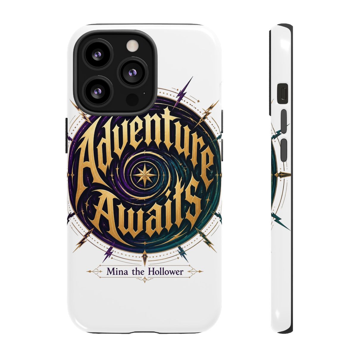 Mina the Hollower "Adventure Awaits" Phone Case - alternate angle 1, merchandise