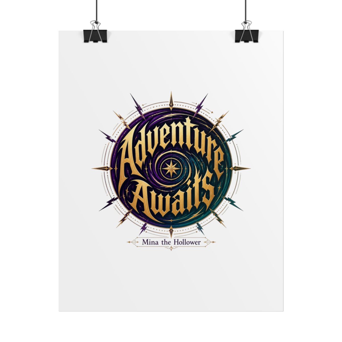 Mina the Hollower "Adventure Awaits" Poster