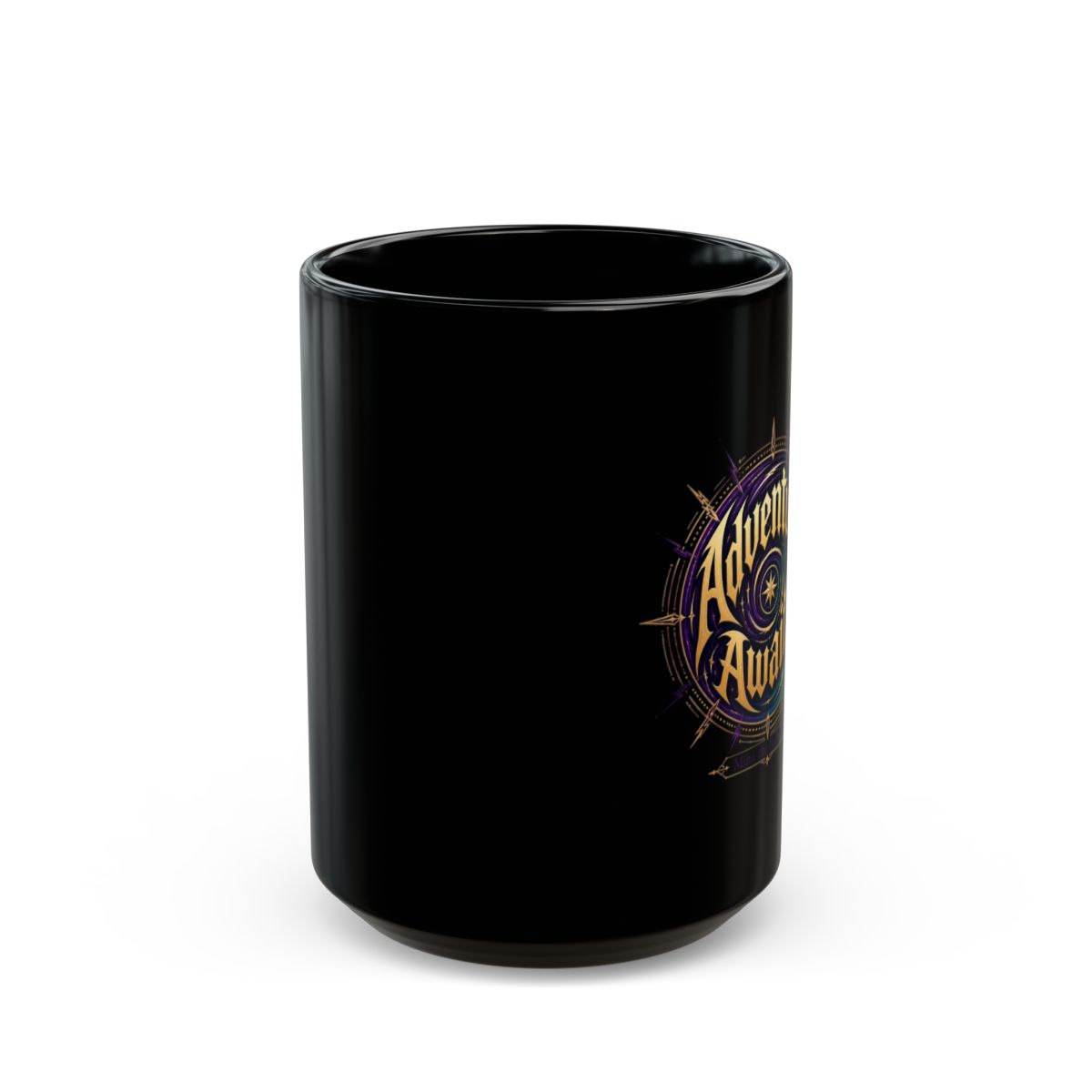 Mina the Hollower "Adventure Awaits" Black Mug - alternate angle 2, merchandise