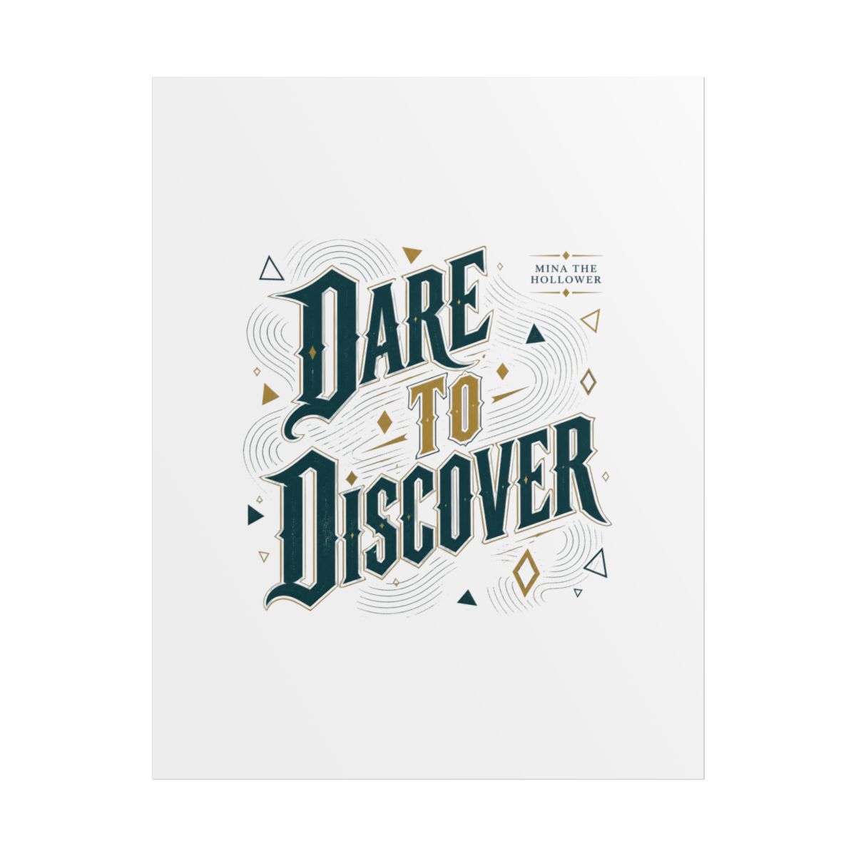 Mina the Hollower "Dare to Discover" Poster - alternate angle 1, merchandise