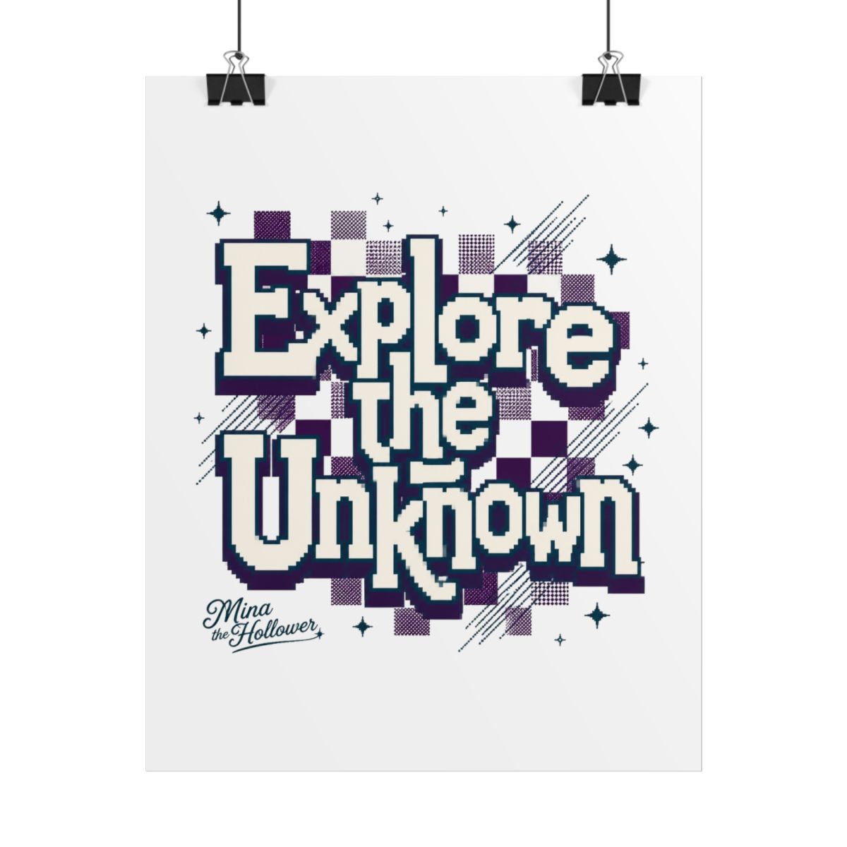 Mina the Hollower "Explore the Unknown" Poster
