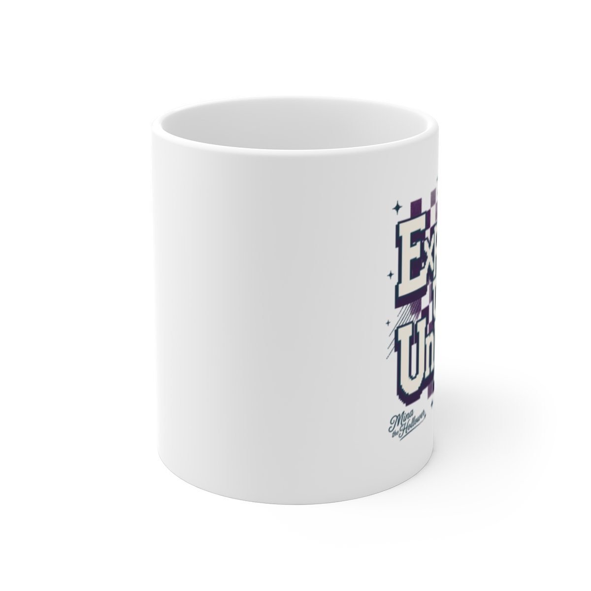 Mina the Hollower "Explore the Unknown" White Mug - alternate angle 1, merchandise