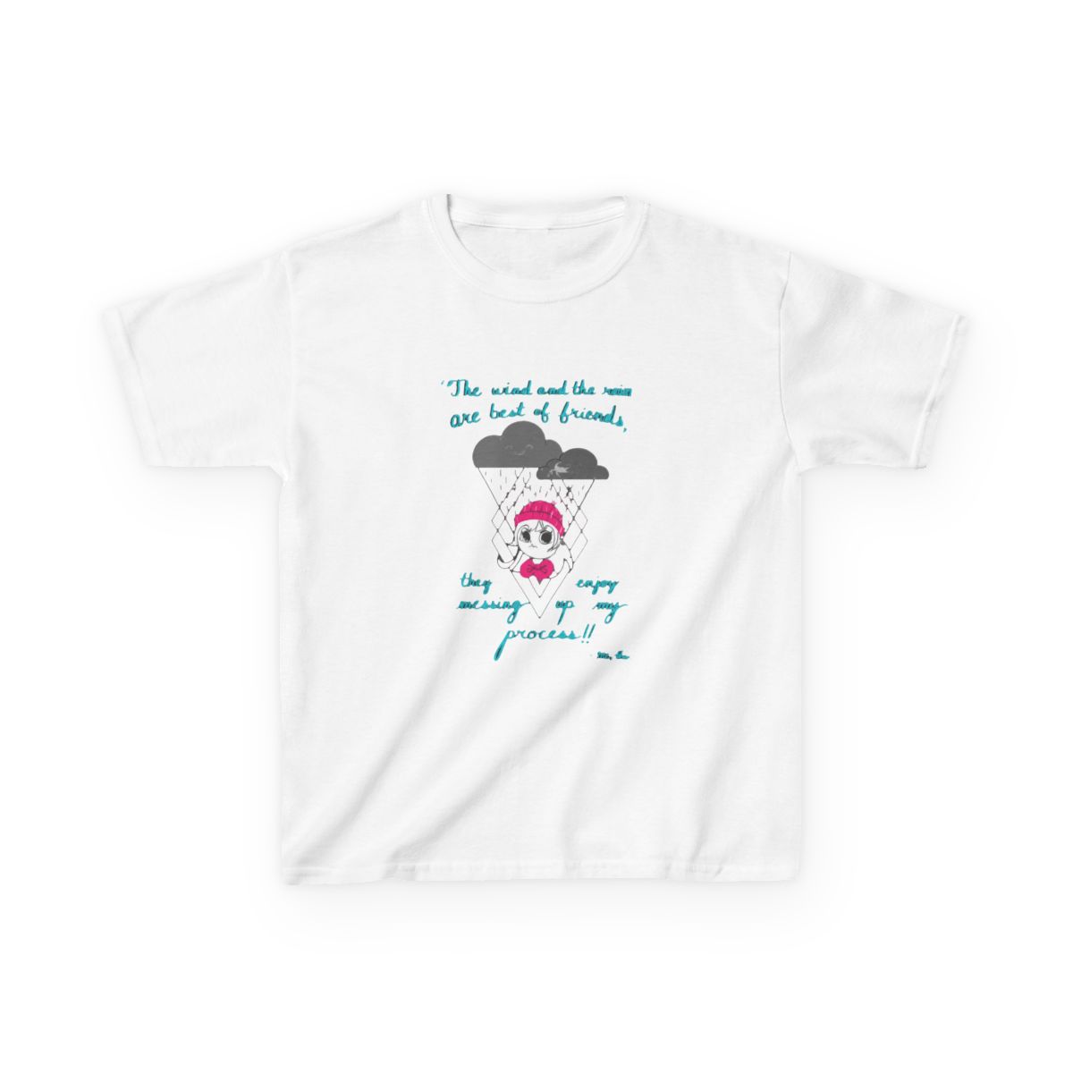 Miss. Mina the wind and rain Kids T-Shirt | Mina the Hollower