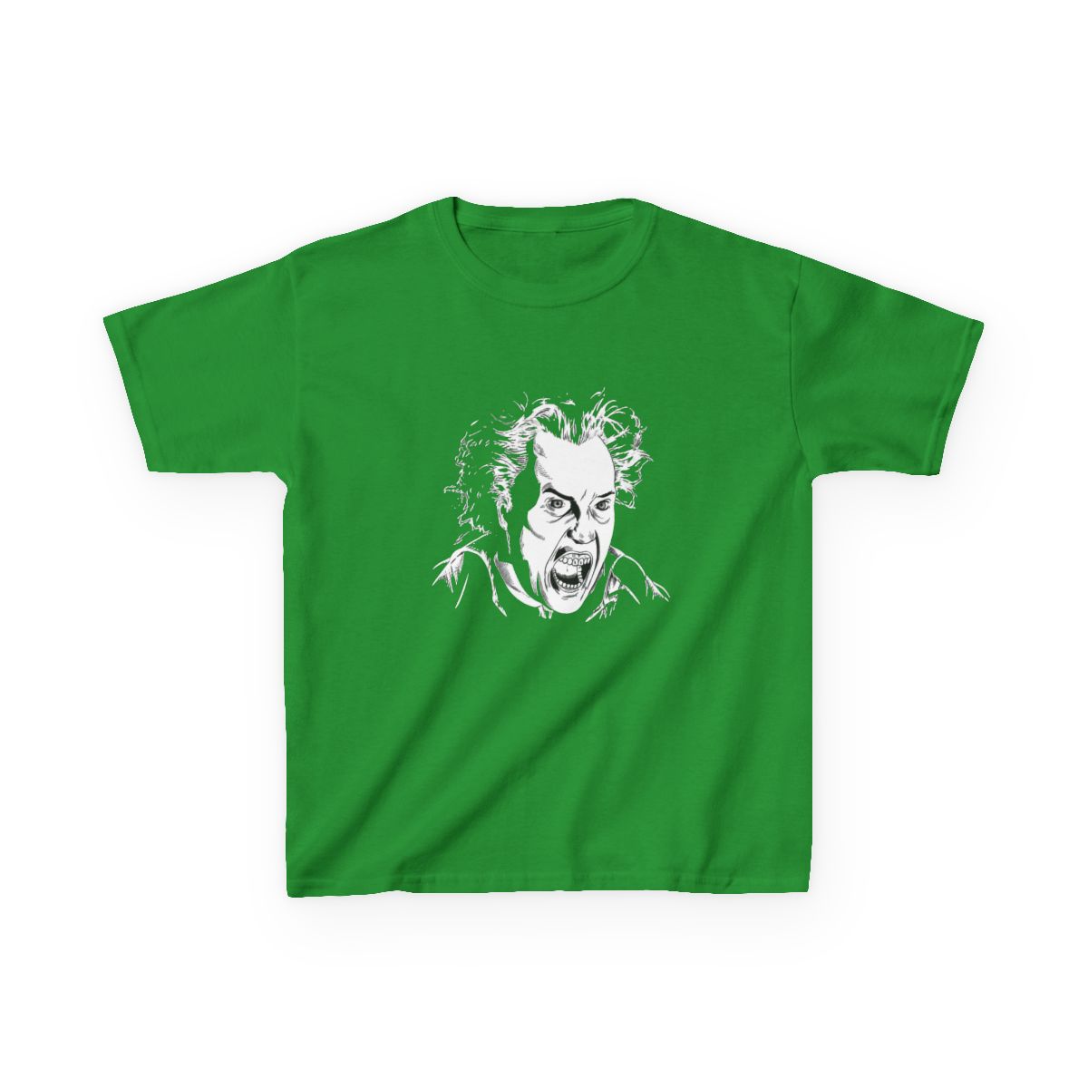 THE HEADLESS HORSEMAN - Sleepy Hollow (Circle Black and White) Kids T-Shirt | Mina the Hollower - alternate angle 4, merchandise