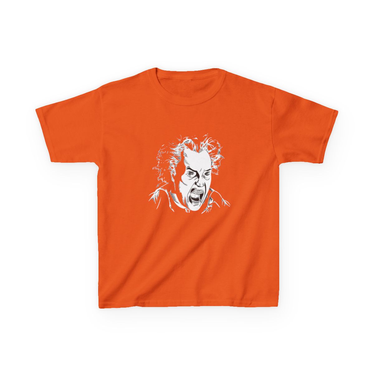 THE HEADLESS HORSEMAN - Sleepy Hollow (Circle Black and White) Kids T-Shirt | Mina the Hollower - alternate angle 3, merchandise