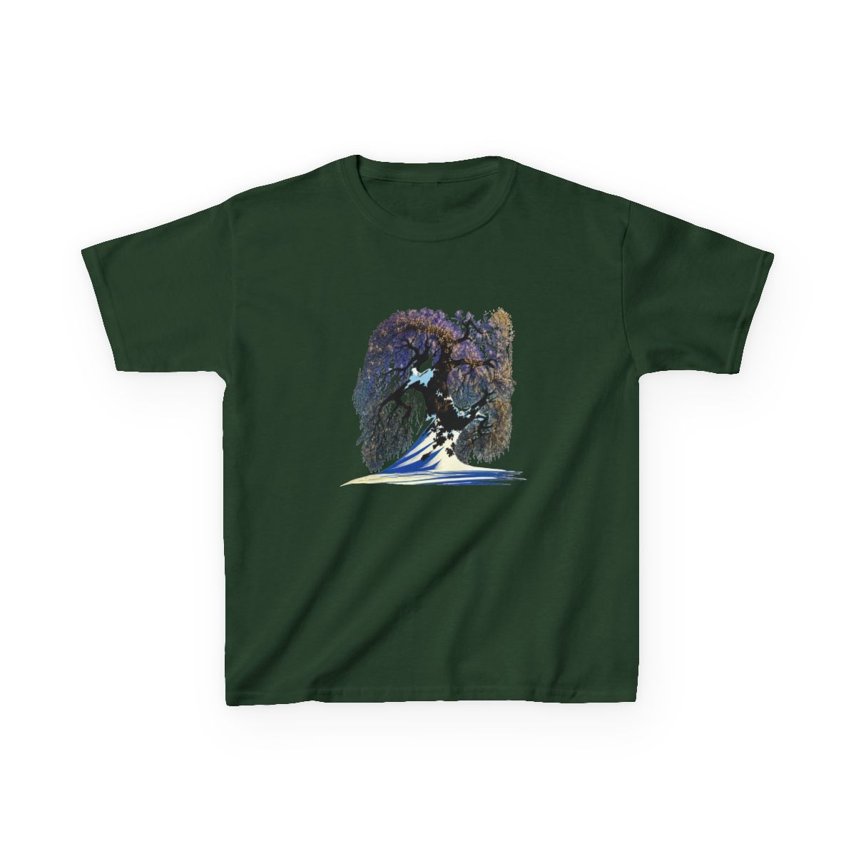 he passing of Eyvind Earle leaves a hollow place in the art world’s firma Kids T-Shirt | Mina the Hollower - alternate angle 3, merchandise