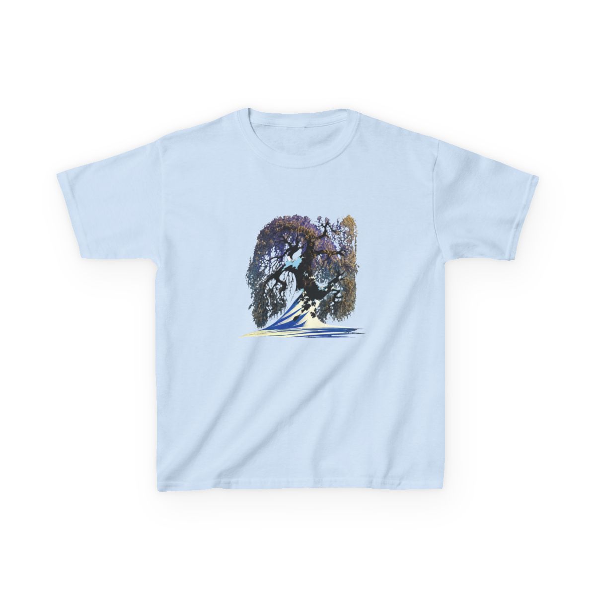 he passing of Eyvind Earle leaves a hollow place in the art world’s firma Kids T-Shirt | Mina the Hollower - alternate angle 5, merchandise