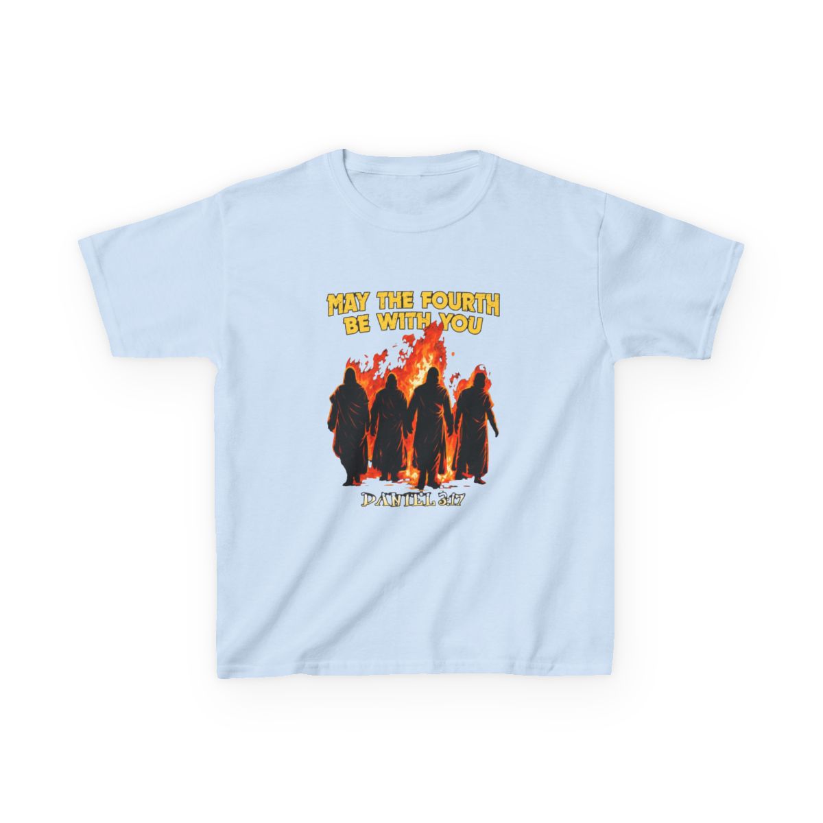 May The Fourth Be With You Daniel 3:17 Kids T-Shirt | Mina the Hollower - Official T-Shirts merchandise